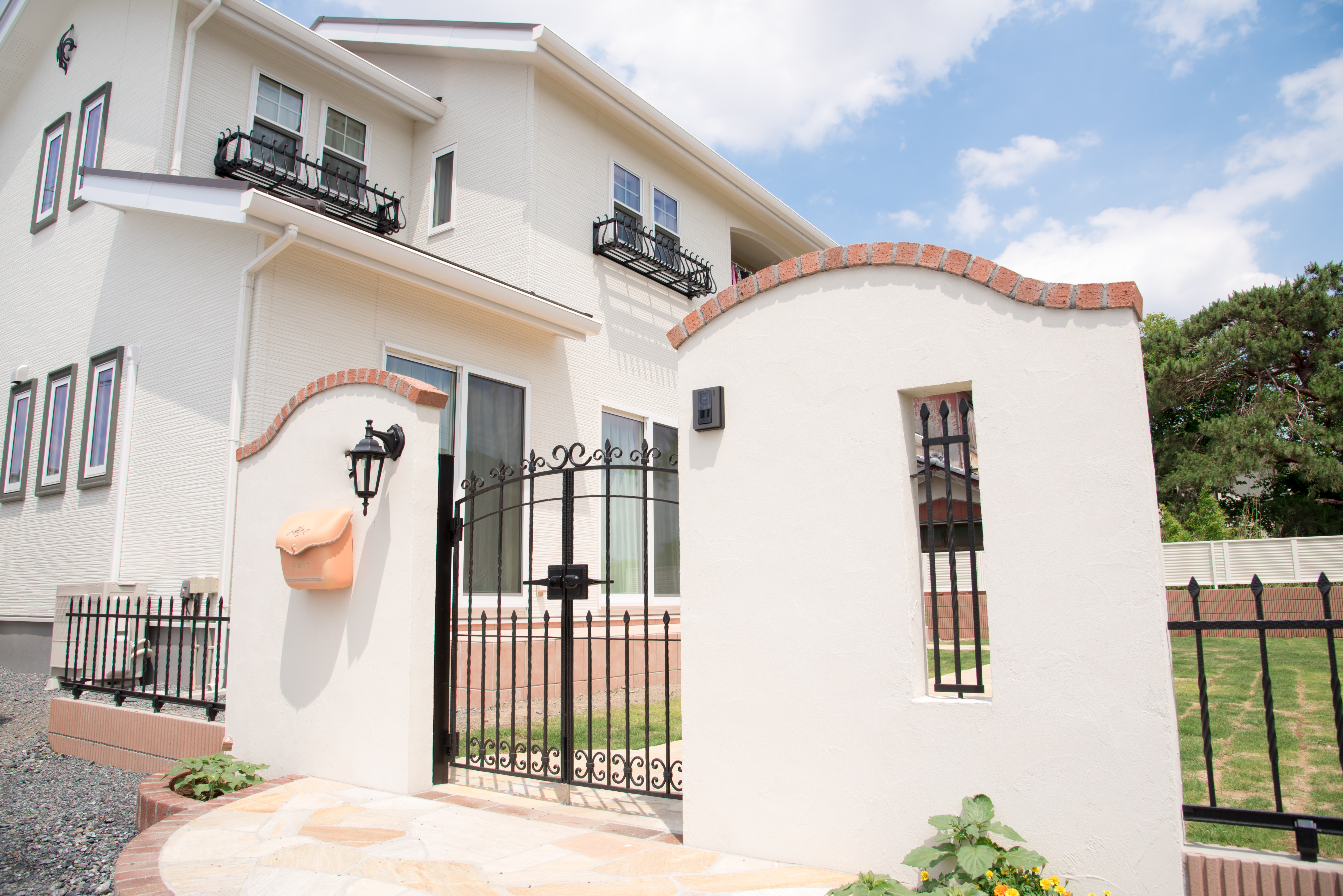 住宅のアプローチ